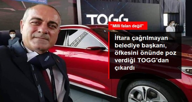 İftara çağrılmayan Gemlik Belediye Başkanı Mehmet Uğur Sertaslan, verdi veriştirdi: TOGG AK Parti'nin projesidir, milli falan değil