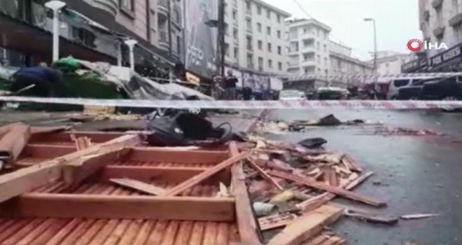 Fırtınada uçan çatıdan kızını korumak isteyen anne hayatını kaybetti