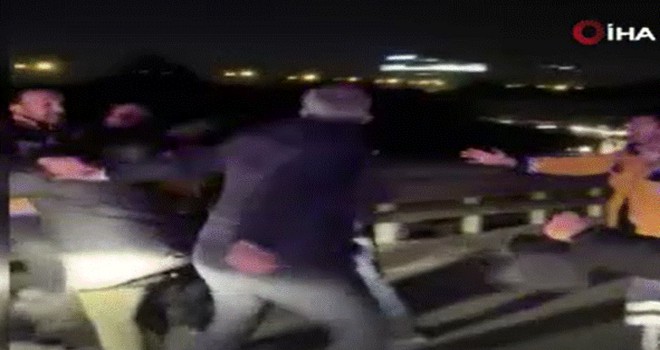 İETT şoförü trafikte tartıştığı ambulans sürücüsünü böyle dövdü