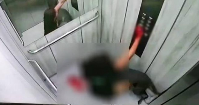 Asansörde pitbull cinsi köpeği tarafından defalarca ısırılan kadını komşuları kurtardı