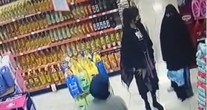 3 kadın hırsız marketten çaldıkları yaklaşık 4 bin TL'lik ürünle kayıplara karıştı