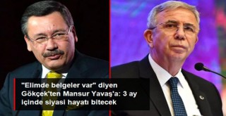 Melih Gökçek: Elimde belgeler var, Mansur Yavaş'ın siyasi hayatı 3 ay içinde bitecek
