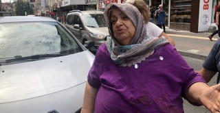 Yaşlı kadına gaspçı şoku