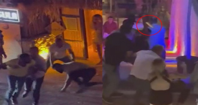 İzmir'de bir kişinin öldüğü bıçaklı kavga anı kamerada