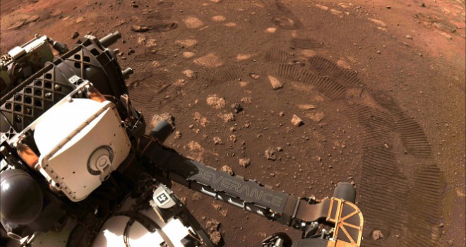 Mars'ta ilk test sürüşünü gerçekleştirdi