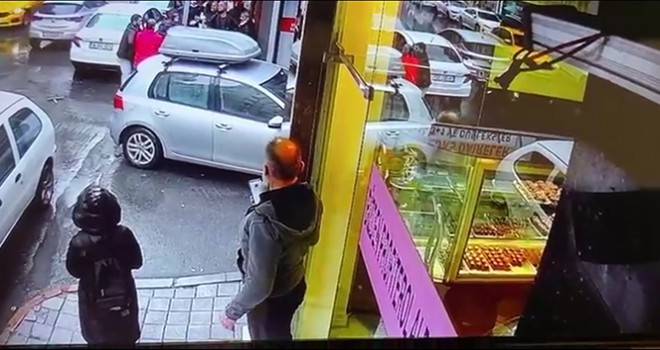 İstanbul'un göbeğinde dehşet anları