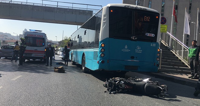 Beyoğlu Piyalepaşa Bulvarı'nda feci kaza