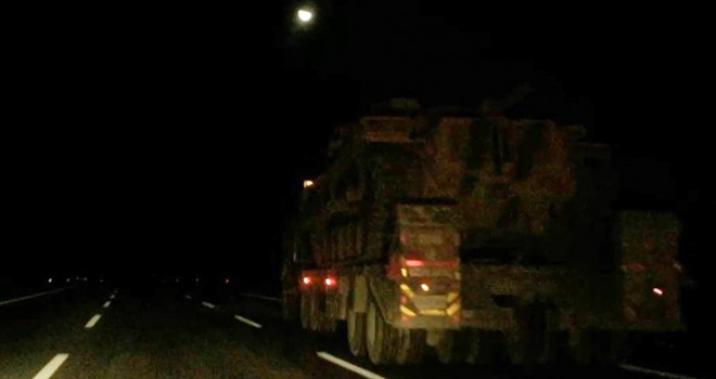 Suriye sınırına tank sevkiyatı sürüyor!