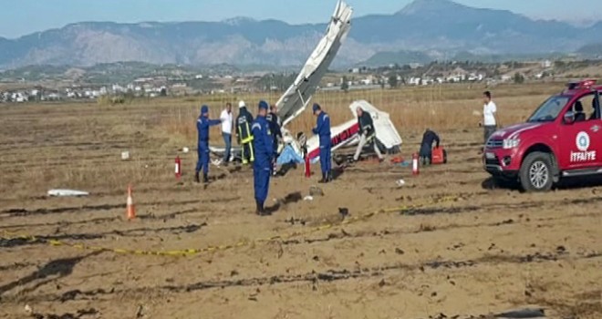 Antalya'nın Manavgat ilçesinde keşif uçağı düştü: 2 ölü