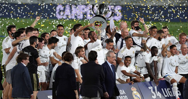 İspanya'da şampiyon Real Madrid!