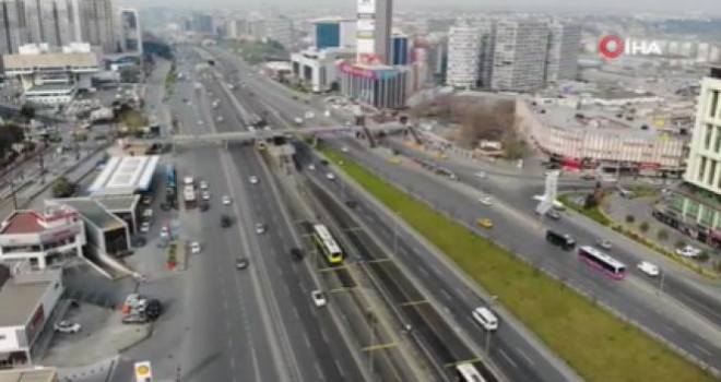 Sokağa çıkma kısıtlamasının ardından İstanbullular yollara döküldü
