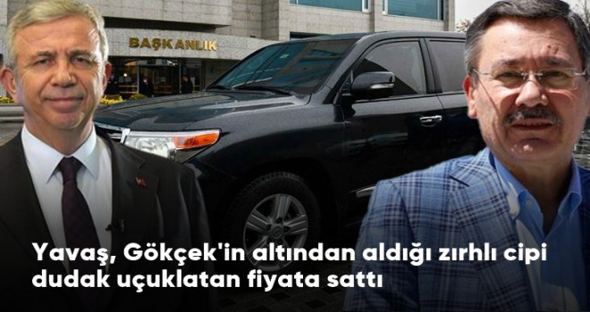 Ankara Büyükşehir Belediyesi, zırhlı cipi 3 milyon 650 bin TL'ye sattı