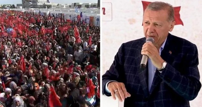 Cumhurbaşkanı Erdoğan'dan muhalefete sert sözler