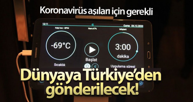 Dünyaya Türkiye'den gönderilecek