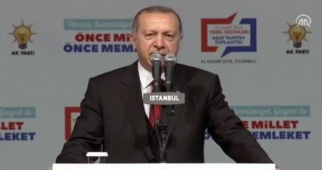Cumhurbaşkanı Erdoğan AK Parti'nin başkan adaylarını açıkladı