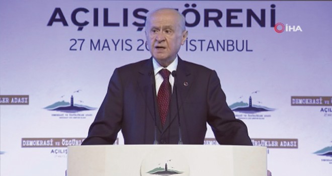 MHP lideri Bahçeli: 'Yassıada'da hukuka deli gömleği giydirilmiştir'