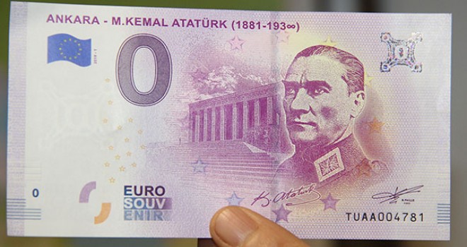 Avrupa Merkez Bankası Atatürk'e özel Euro bastı!