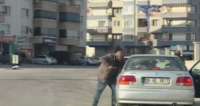 Ankara'da trafikte ölümüne kavga kamerada