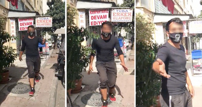 Antalya'da seyyar satıcı, kendisini cep telefonuyla çeken kadın zabıtaya saldırdı