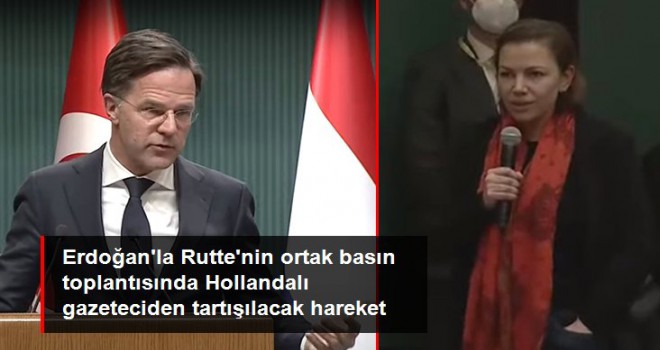 Hollandalı gazetecinin eli cebinde soru sorması damga vurdu