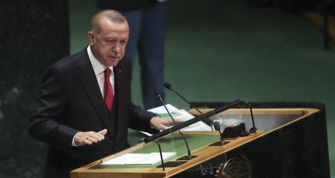  Cumhurbaşkanı Recep Tayyip Erdoğan, BM Genel Kurulu'nda konuştu