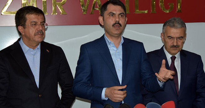 Bakan Kurum, 'Enteresan' ve 'Ürkütücü' diyerek İzmir rakamlarını açıkladı