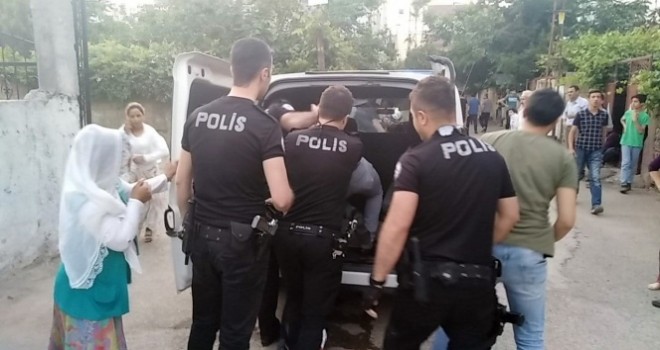 Adıyaman'da polislere makaslı saldırı