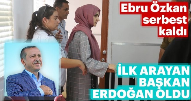  Başkan Erdoğan Ebru Özkan'ı arayarak geçmiş olsun dileklerini iletti