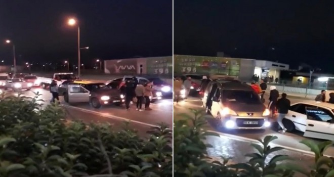 Bursa'da asker eğlencesi için trafiği böyle kapattılar