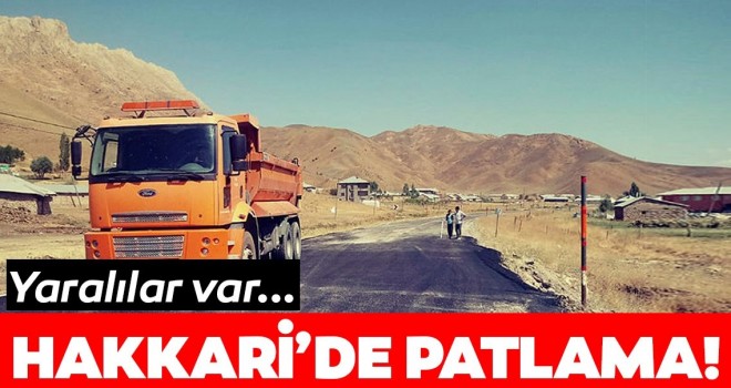 Hakkari Yüksekova’da sivil aracın geçişi sırasında patlama: 2 yaralı var