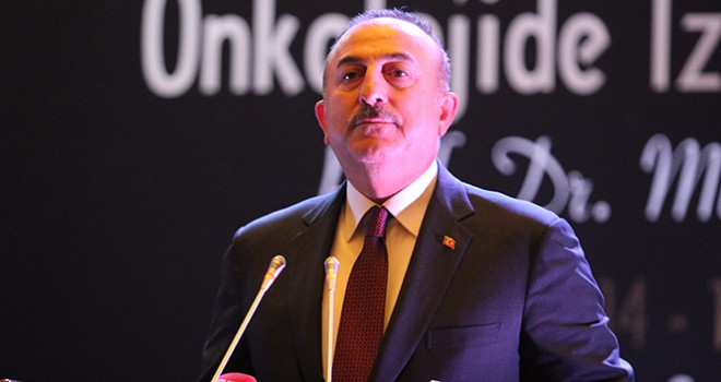  Bakan Çavuşoğlu'ndan AP'de Yunan provokasyonuna sert tepki