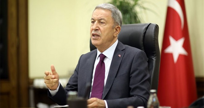 Milli Savunma Bakanı Akar'dan TSK aleyhine kullanılan ifadelere tepki