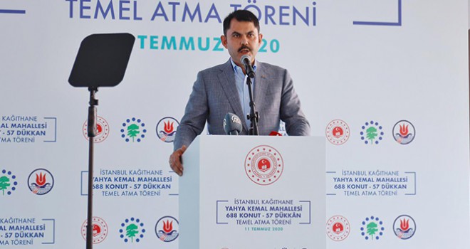 Bakan Murat Kurum: 'Hedefimiz 2021 yılında İstanbul'da 100 bin konutu dönüştürmek'