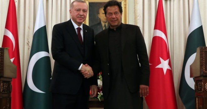 Erdoğan, Pakistan Başbakanı İmran Han ile basın toplantısı düzenledi