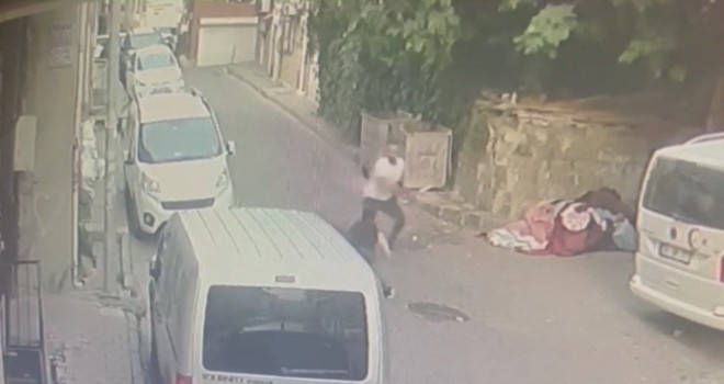 İstanbul'da korkunç cinayet kamerada: Yaralı halde motorla kaçtı, hastanede öldü