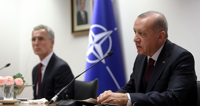Erdoğan, NATO Genel Sekreteri ile görüştü