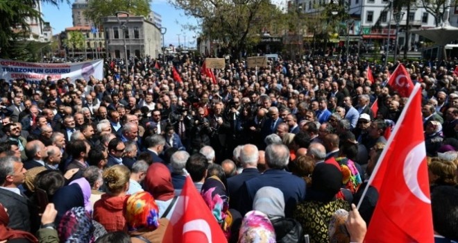 İçişleri Bakanı Süleyman Soylu'ya memleketi Trabzon'dan destek