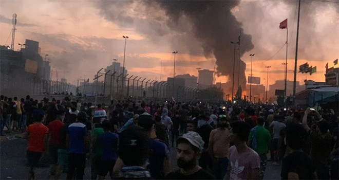 Irak'ta hükümet karşıtı protestolarda ölü sayısı 50'ye yükseldi