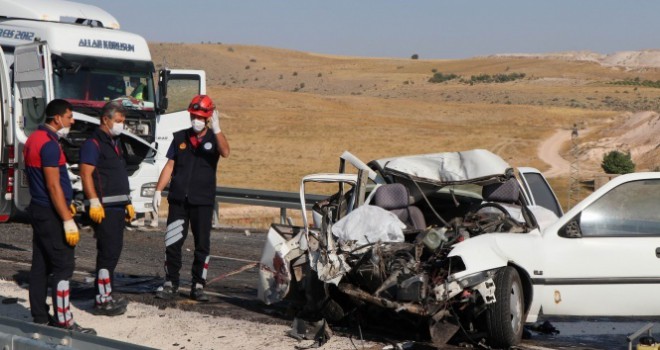 Nevşehir'de feci kaza: 2 ölü