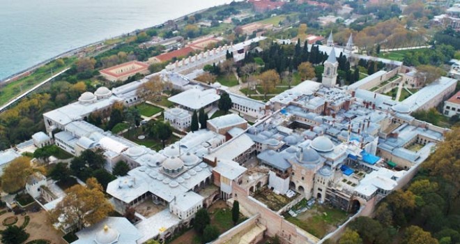 Topkapı Sarayı havadan görüntülendi! Her şey göz önüne serildi...