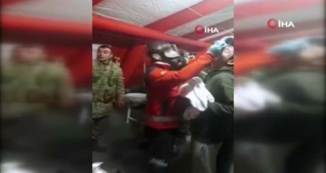 Yunan polisi gaza boğdu UMKE ekipleri kurtardı