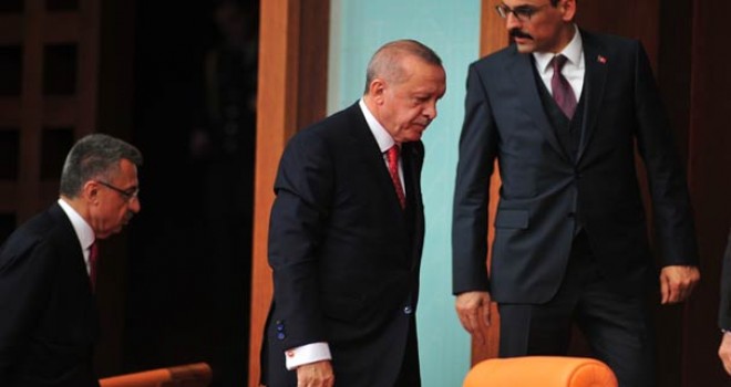 Cumhurbaşkanı Erdoğan HDP'li isim kürsüye çıkınca Meclis'ten ayrıldı