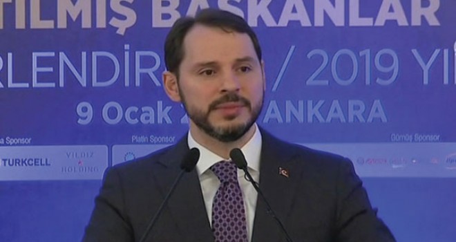 Bakan Albayrak MÜSİAD toplantısında konuşuyor