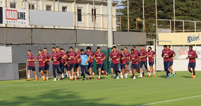 Trabzonspor, yeni sezon hazırlıklarını sürdürdü!!