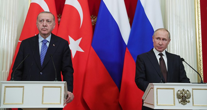 Cumhurbaşkanı Erdoğan, Rusya Devlet Başkanı Putin ile görüştü