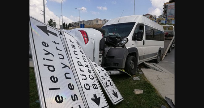 İstanbul’da korkutan kaza: 1’i ağır 2 yaralı