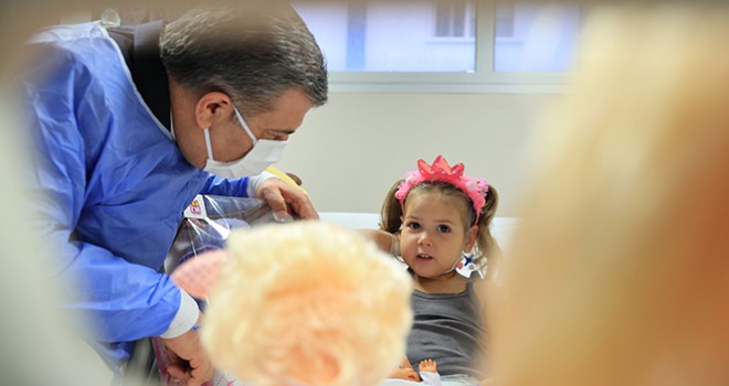 Ayda bebek yoğun bakımdan çıktı