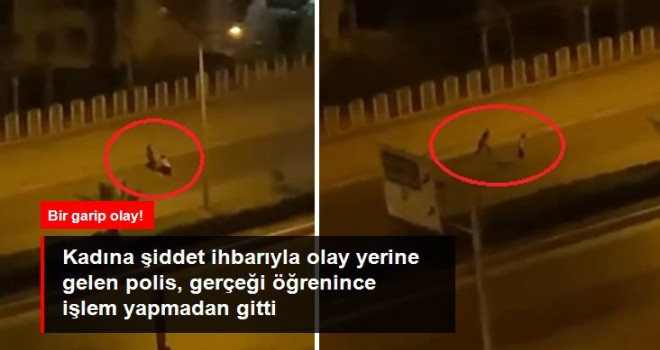 Alkollü eşini eve götürmek için uğraşan kocayı 'şiddet uyguluyor' sanıp ihbar ettiler