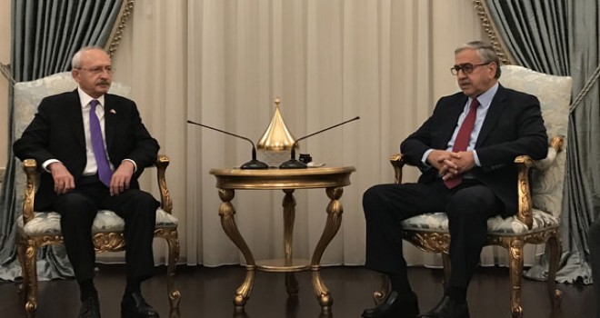 Kılıçdaroğlu, KKTC Cumhurbaşkanı Akıncı ile görüştü!