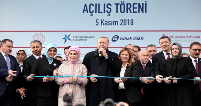 Cumhurbaşkanı Erdoğan açılışı yaptı!